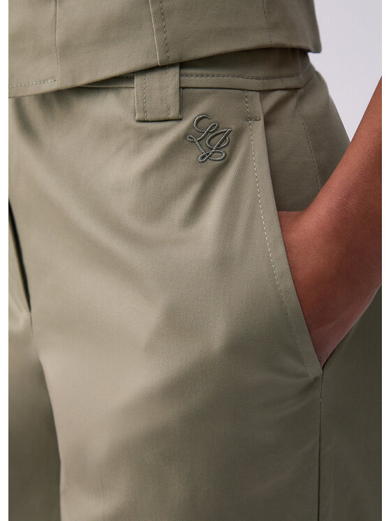Liu Jo Liu Jo Pantaloni di tessuto CA6112T4691P9639 Verde Regular Fit