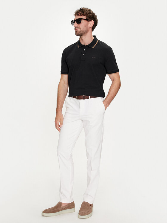 BOSS Boss Poloshirt Parlay 190 50494697 Schwarz Regular Fit