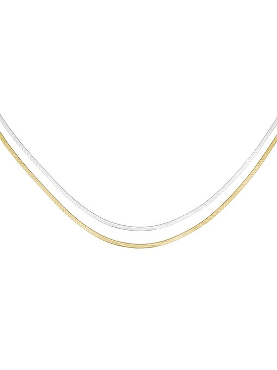 Rosefield Rosefield Naszyjnik Duotone Snake Necklace Kolorowy