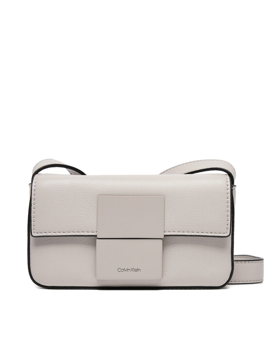 Geantă crossover Calvin Klein Iconic Plaque Camera Bag Xs K50K511650 Gri