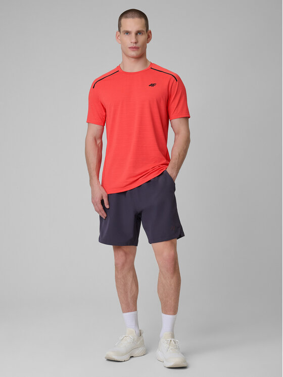 4F 4F Koszulka techniczna active Czerwony Regular Fit