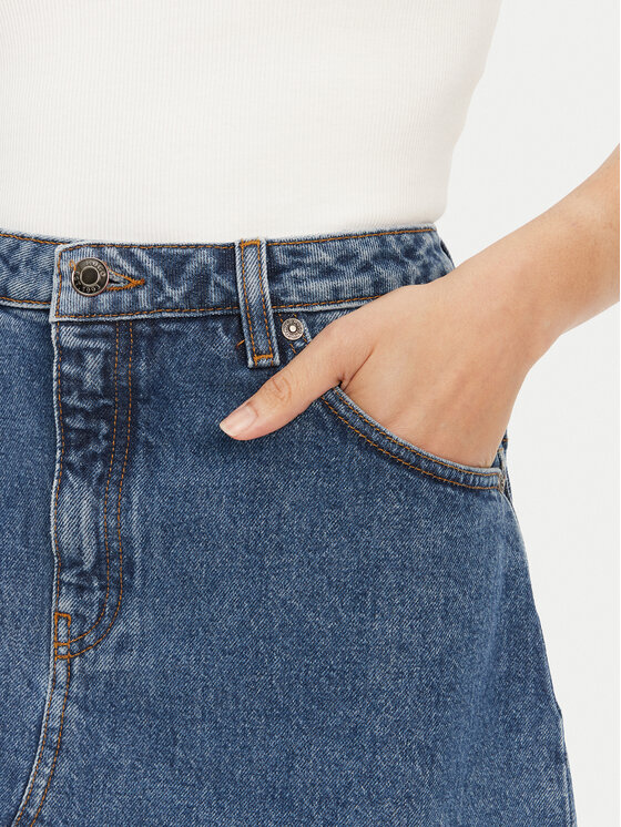 HUGO HUGO Jeans suknja Getina_2 50539762 Plava Regular Fit