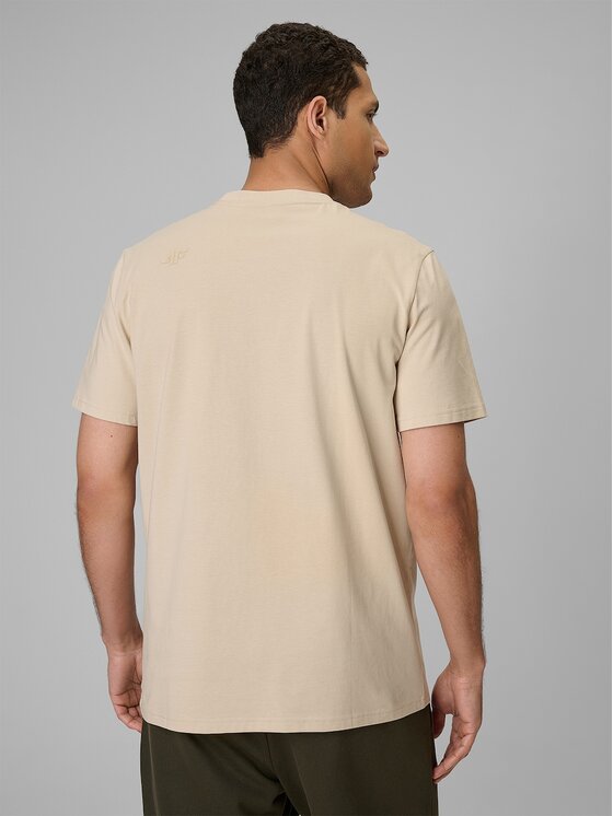 4F 4F T-shirt 4FRSS26TTSHM4261-83S Marrone Regular Fit