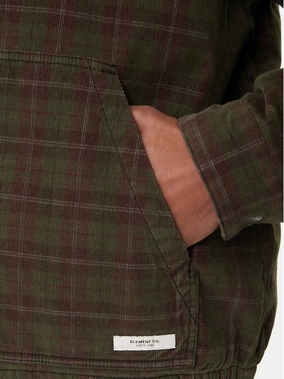 Element Element Prijelazna jakna Corduroy Garage ELYJK00283 Kaki Relaxed Fit