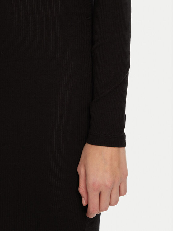 Brave Soul Brave Soul Kleid für den Alltag LDRJ-624HOLLY Schwarz Regular Fit