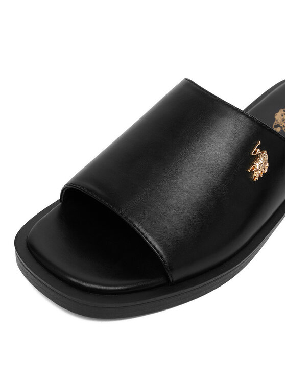 U.S. Polo Assn. U.S. Polo Assn. Шльопанці EO-MARINA003W/6Y1 Чорний