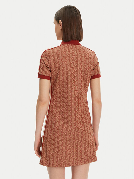 Lacoste Lacoste Ikdienas kleita EF2655 Brūns Slim Fit