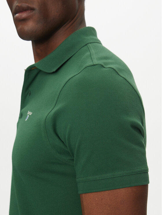 Barbour Barbour Polo Tartan MML0012OL72 Zielony Regular Fit