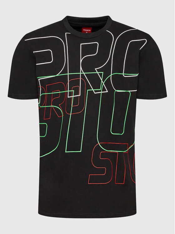 PROSTO. PROSTO. T-särk KLASYK Huges 1183 Must Regular Fit