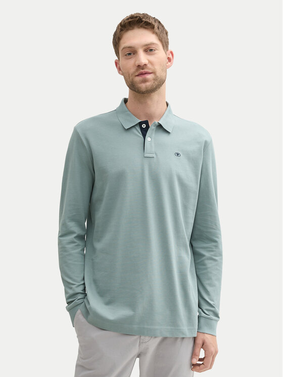 Tom Tailor Polo 1043278 Verde Regular Fit, taglia : S