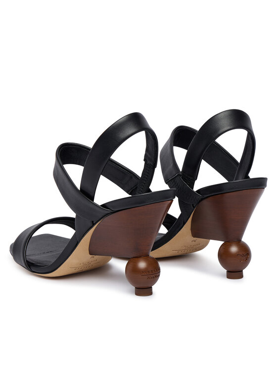 Weekend Max Mara Weekend Max Mara Sandály 2615521015600 Černá