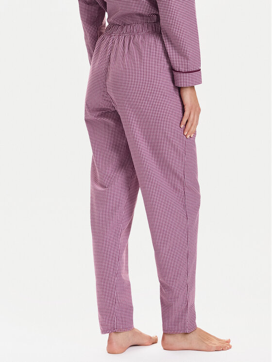 United Colors Of Benetton United Colors Of Benetton Spodnie piżamowe 4MYG3F00M Bordowy Regular Fit