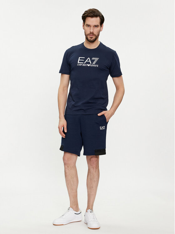 EA7 Emporio Armani EA7 Emporio Armani T-krekls 3DPT71 PJM9Z 1554 Tumši zils Regular Fit