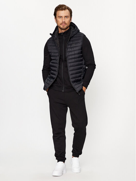 4F 4F Veste 4FAW23TVESM063 Melns Regular Fit