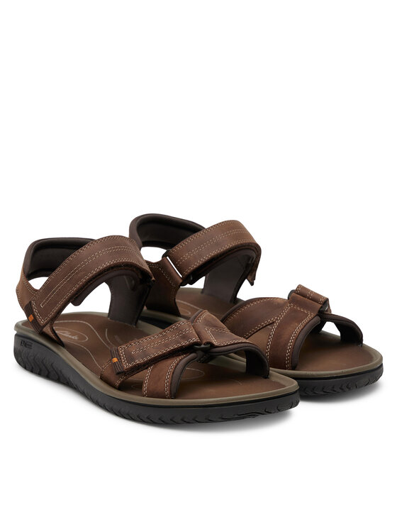 Clarks Clarks Sandále Wesley Shore 26182009 Hnedá