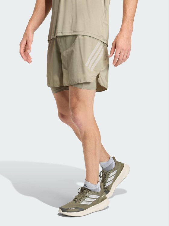 adidas adidas Szorty sportowe 158763 Brązowy Regular Fit