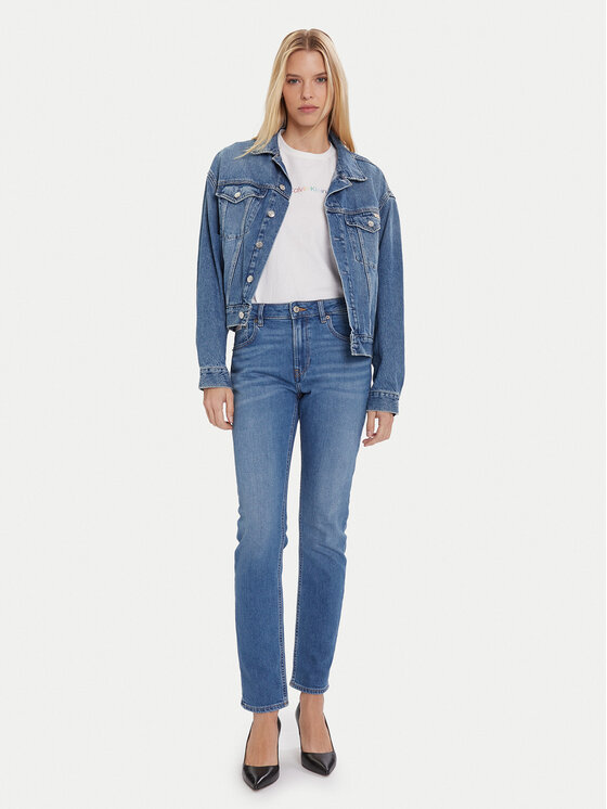 Calvin Klein Jeans Calvin Klein Jeans Farmer LV047C779G Kék Slim Fit