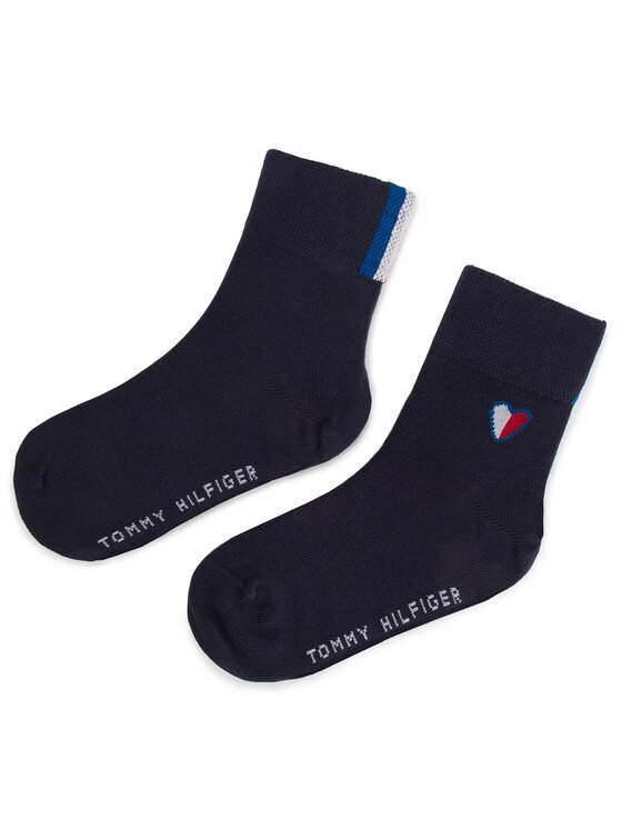 Tommy Hilfiger Tommy Hilfiger Комплект 2 чифта дълги чорапи детски 394010001 Бял