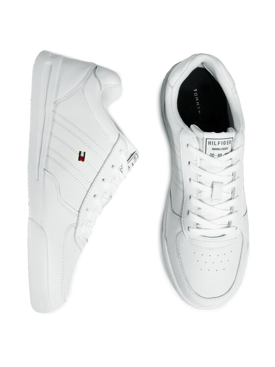 Tommy Hilfiger Sneakers Lightweight Leather Sneaker Flag FM0FM02740 WeiB
