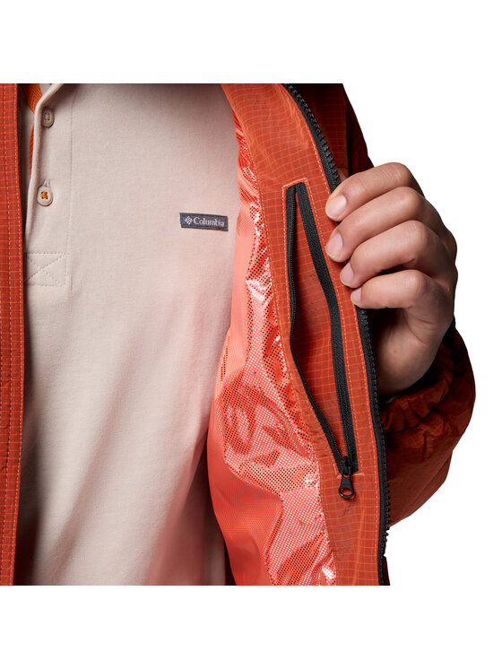 Columbia Columbia Kurtka przejściowa Pike Lake Novelty Jacket Pomarańczowy Regular Fit