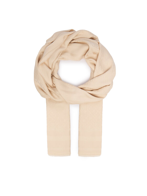Tommy Hilfiger Tommy Hilfiger Πασμίνα Th Monogram Scarf AW0AW18273 Ανοιχτό μπεζ