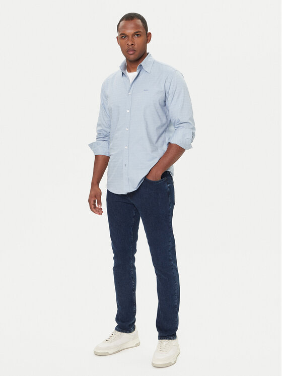 BOSS BOSS Hemd Relegant 50548959 Himmelblau Regular Fit