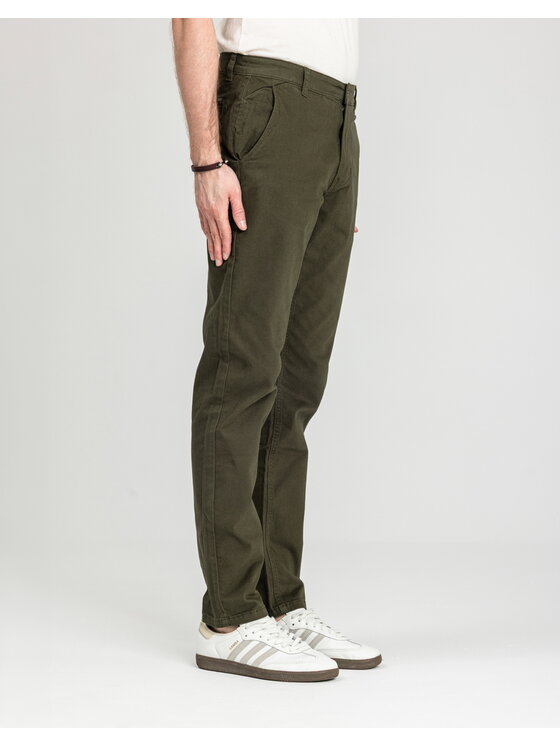 Marcus Marcus Pantaloni chino Gerry Chino 5052 Verde Regular Fit
