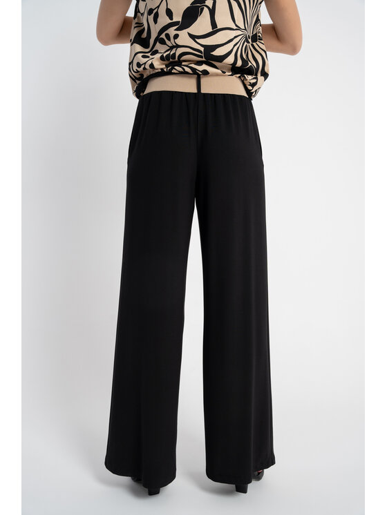 CLICK CLICK Παντελόνι υφασμάτινο 30-420 Μαύρο Relaxed Fit