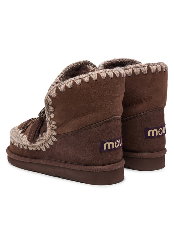 Mou Mou Sněhule Eskimo Scoubidou FW101124A Tmavě hnědá