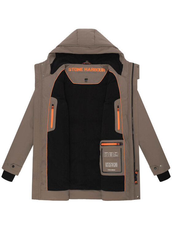 Stone Harbour Stone Harbour Kurtka zimowa Kitraan Brązowy Regular Fit