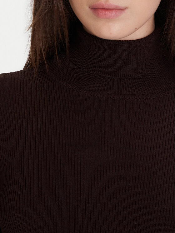 Morgan Morgan Strickkleid 242-REGOYA Braun Slim Fit