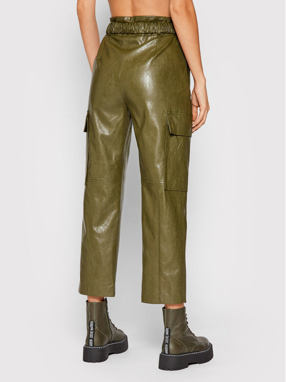 Pantaloni in similpelle F321WV5001E40201 Verde