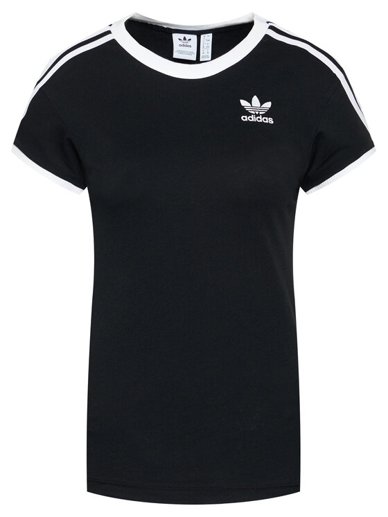 adidas adidas T-Shirt adicolor Classics 3-Stripes GN2900 Czarny Regular Fit