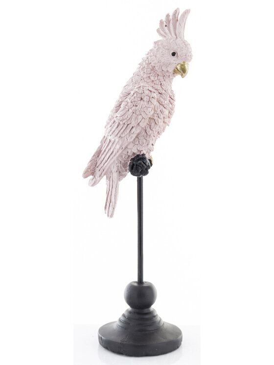 MIAhome MIAhome Figurka papuga 27x7x7 cm PAPPAGALLO-2 small Różowy