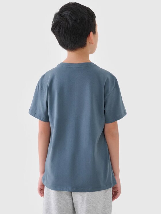 4F 4F T-Shirt 4FJWSS25TTSHM2325-46S Zielony Oversize