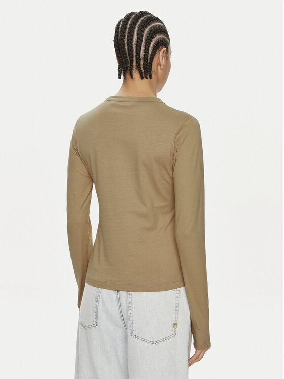Calvin Klein Calvin Klein Särkpluus Nano Logo K20K207572 Beež Regular Fit