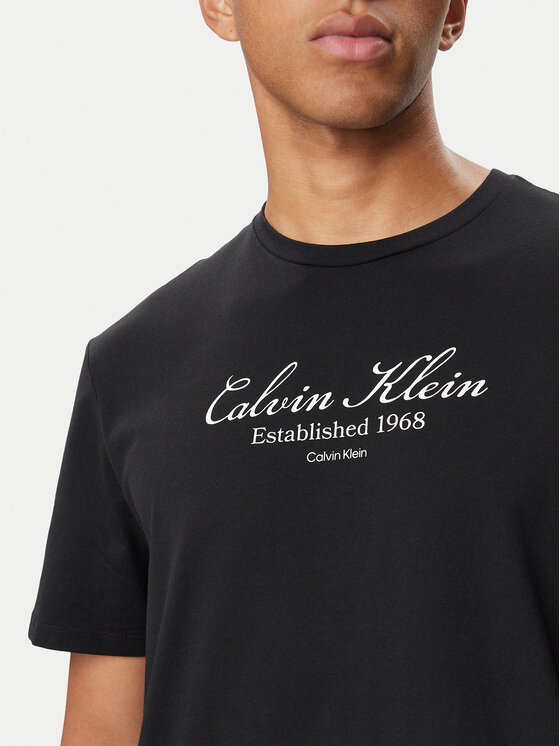 Calvin Klein Jeans Calvin Klein Jeans T-Shirt LV04RH830G Černá Regular Fit