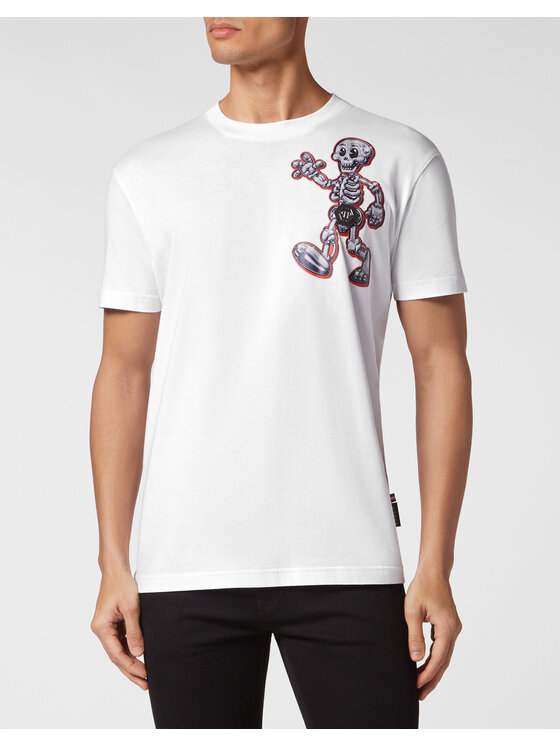 PHILIPP PLEIN PHILIPP PLEIN T-Shirt 15299 Biały Regular Fit