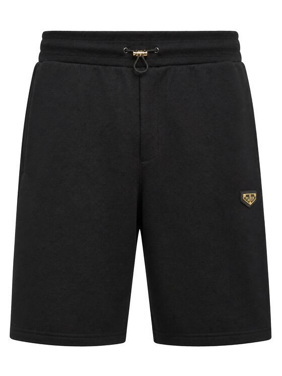 PHILIPP PLEIN PHILIPP PLEIN Športové kraťasy 31623 Čierna Jogger Fit