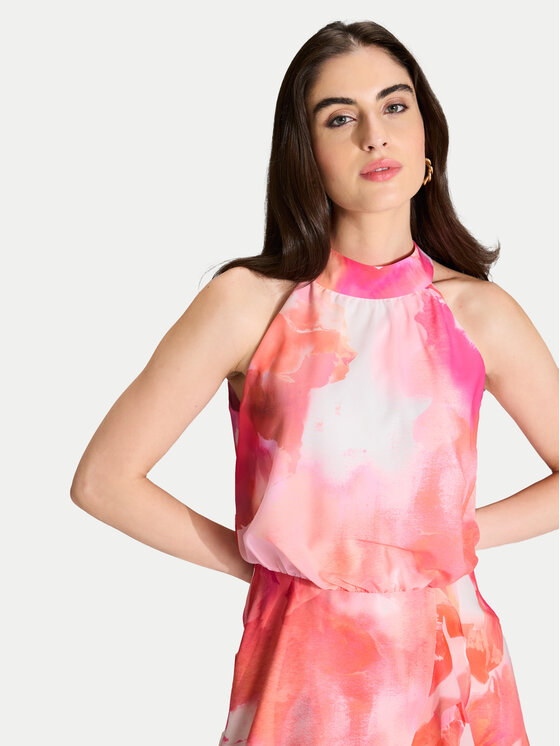 Swing Swing Коктейлна рокля 5AI18500 Розов Regular Fit