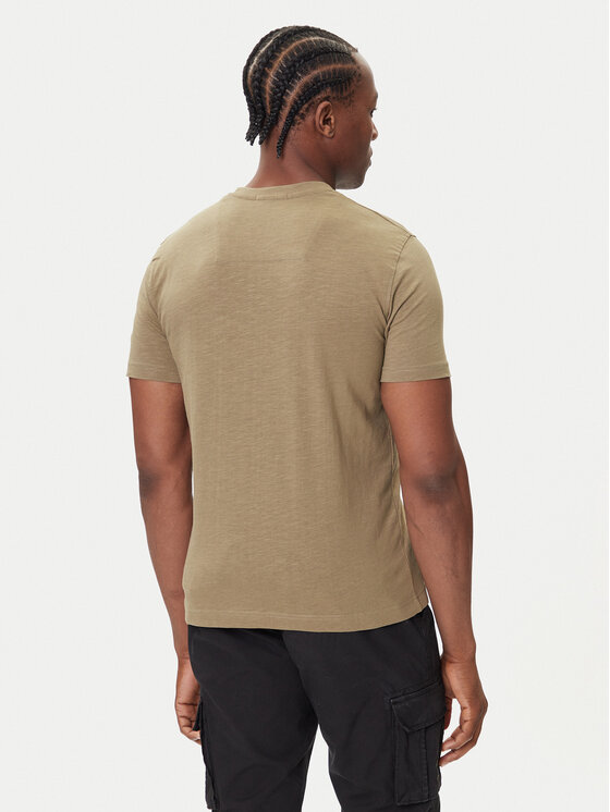 Aeronautica Militare Aeronautica Militare T-shirt 252TS2472UJ00708 Kaki Regular Fit