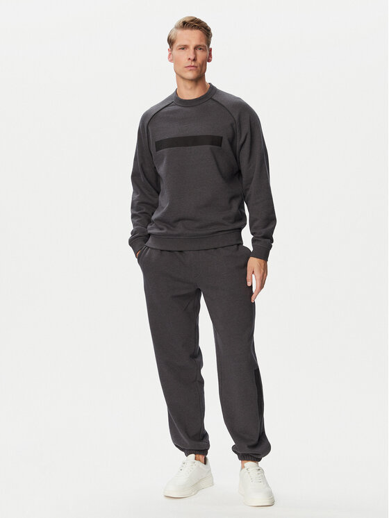 HUGO HUGO Mikina Dalim 50563104 Tmavě šedá Regular Fit