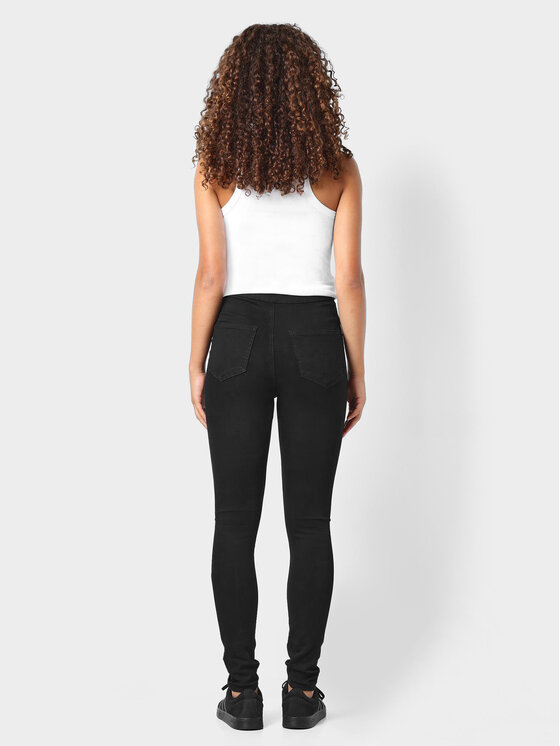 Noisy May Noisy May Blugi Ella 27000768 Negru Skinny Fit