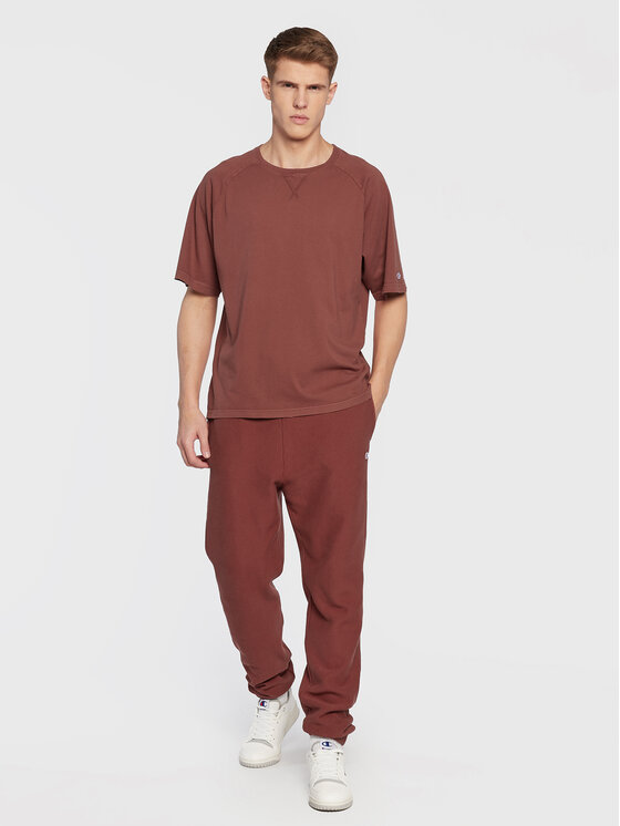 T-shirt Acid Wash 217983 Rosso Custom Fit