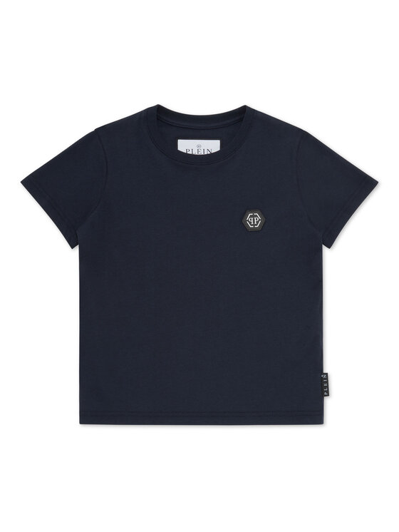 PHILIPP PLEIN PHILIPP PLEIN T-Shirt 22733 Błękitny Regular Fit