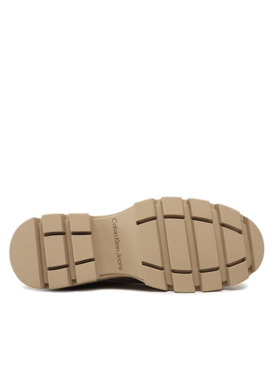 Calvin Klein Jeans Calvin Klein Jeans Turistická obuv Chunky Combat Laceup Boot Co YW0YW01239 Béžová