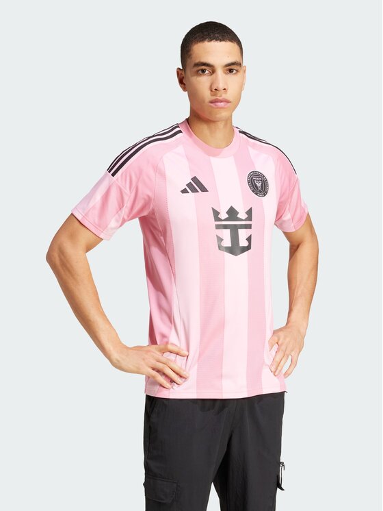 adidas adidas Koszulka techniczna Inter Miami CF 25/26 Messi Home Jersey Różowy Slim Fit