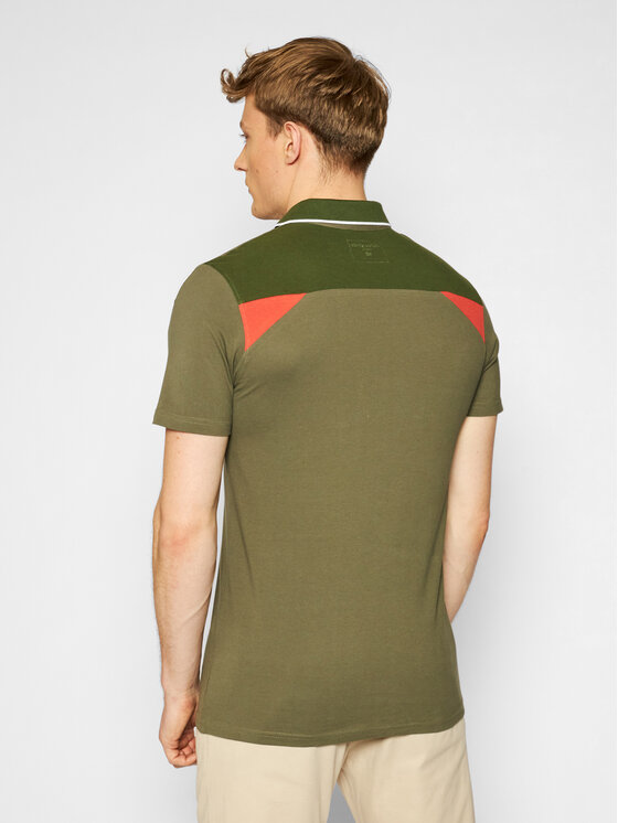 Polo Charming 12185070 Verde Slim Fit