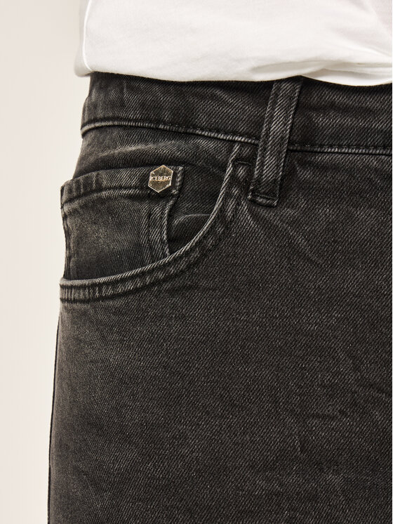 Iceberg Iceberg Τζιν 20EI1P02SK16003 Μαύρο Slim Fit