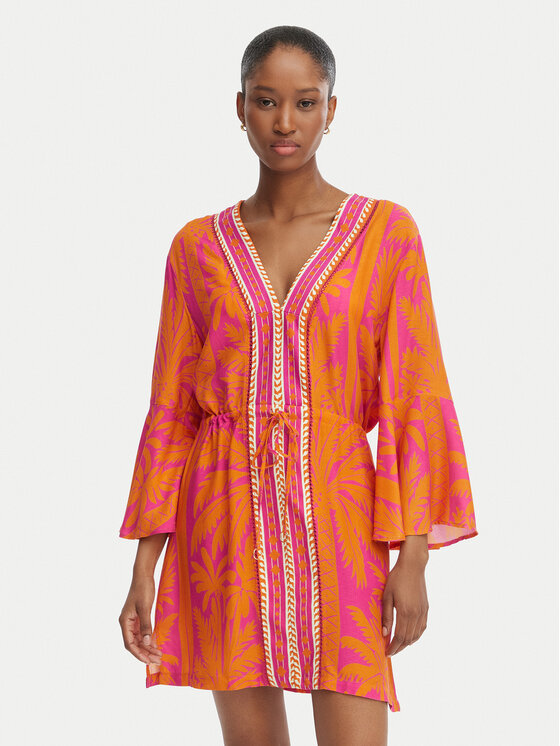 Maaji Rochie de plajă Enjoyable PT2472CPO016 Portocaliu Regular Fit